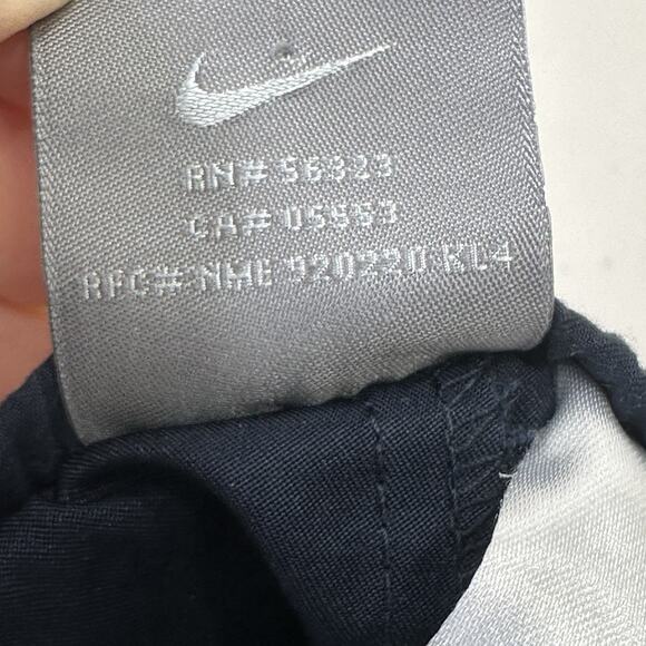 Vintage Nike Pants Womens M Silver Tag Blue Yellow Track Pants Swoosh Y2K 29x32 - Picture 12 of 14